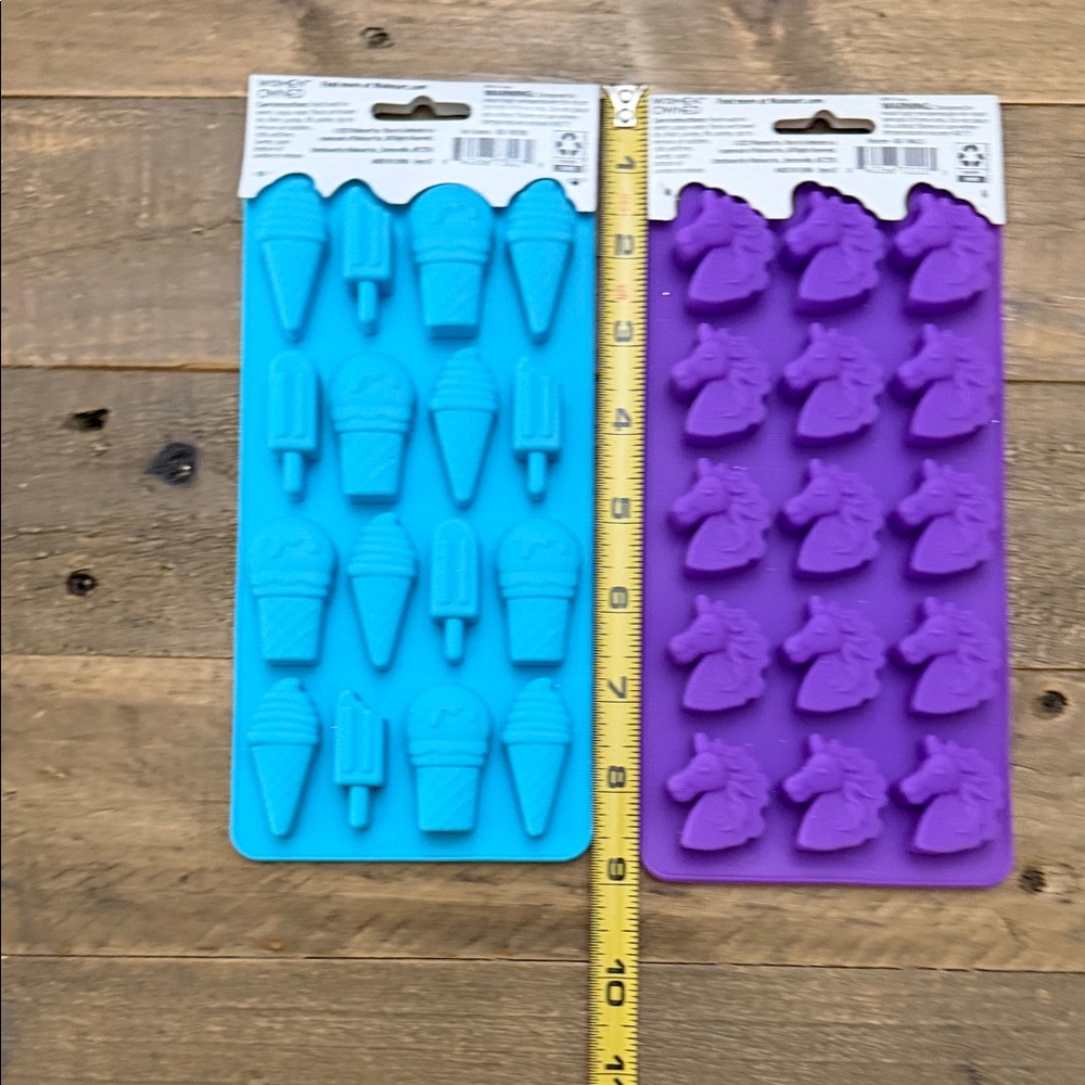UNICORN & ICE CREAM CONES Silicone Molds - NWT